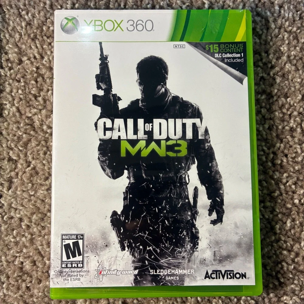 Lot of 7 Call Of Duty Xbox 360 Games Bundle Activision Multi Shooter Collection